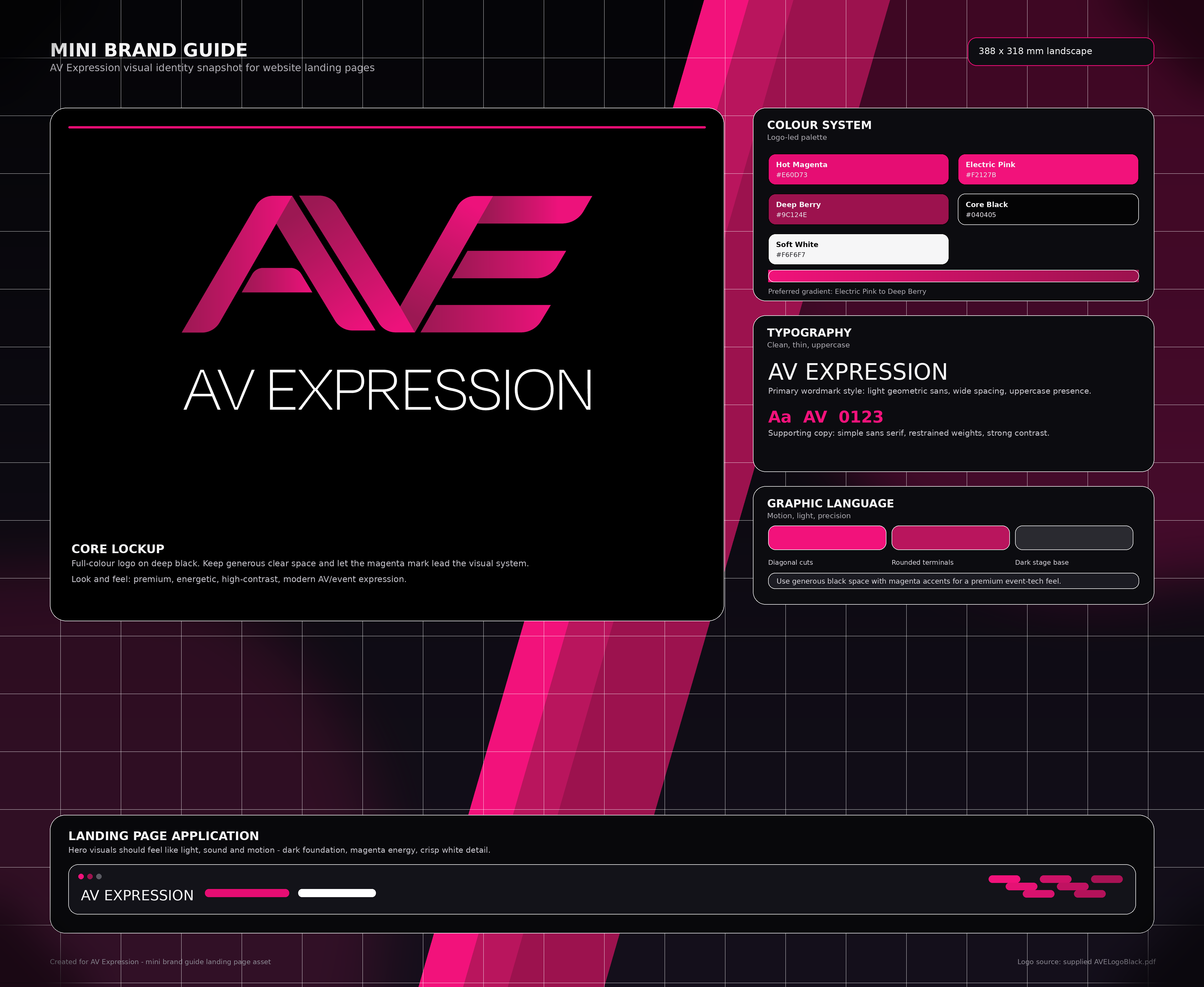 Brand Identity — Vivid Icon work example