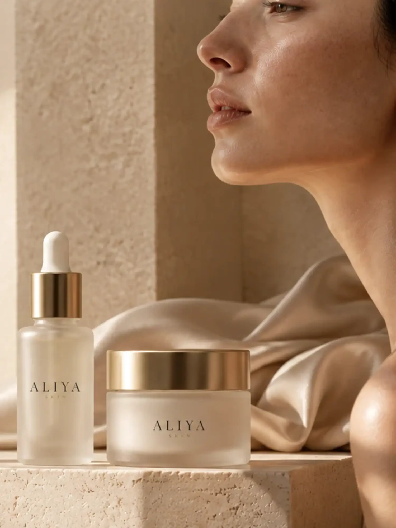 Aliya Skin brand identity / packaging / ecommerce / digital project